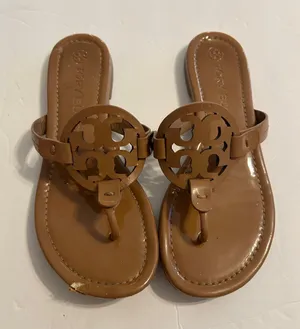 Tory Burch Brown Miller Thong Sandals size 7.5 thumbnail 1