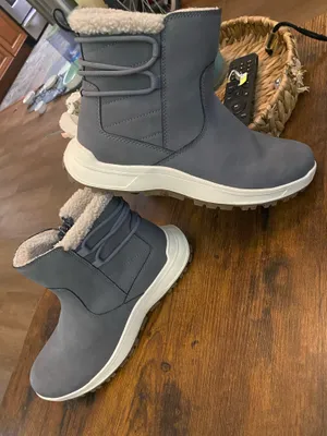Khombu Water Repellent Ankle Boots Sarah Taupe thumbnail 6
