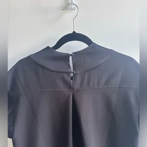 Maeve NEW WITH TAGS Black Deep V Dress medium minimalist‎ classic workwear thumbnail 8