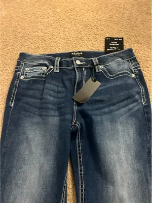 E309 lotus by miss me mid-rise boot size 34/18 l32 jeans thumbnail 2
