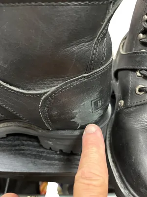 Harley Davidson 81024 wms black leather ankle moto riding boots sz 8 SKU 10-381 thumbnail 15