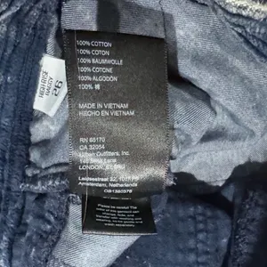 Urban Outfitters BDG High Rise Baggy Corduroy Pant Blue Women’s 26 thumbnail 5