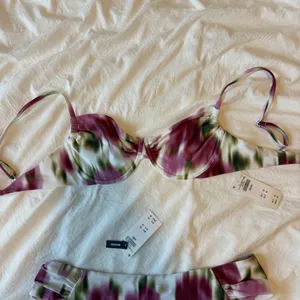 Abercrombie & Fitch ruched mid-rise moderate bikini thumbnail 6