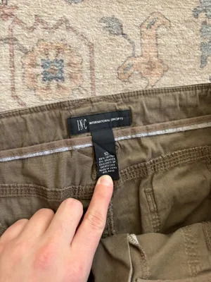 INC International cargo capris thumbnail 3