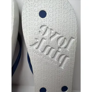 Victoria's Secret PINK Flip Flops Large Collegiate‎ Pennant Love Spirit New thumbnail 9