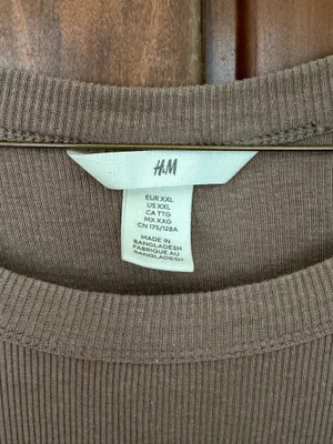 H&M Brown T-Shirt Maxi Dress (XXL) thumbnail 2