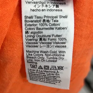 NWT J. Crew Orange Gauze Smocked Waist Midi Maxi Balloon Sleeve‎ Cotton Dress XS thumbnail 10