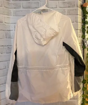 Adidas White  Windbreaker thumbnail 2