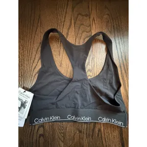 Calvin Klein Unlined Bralette Black Sz S $44 NWT thumbnail 2