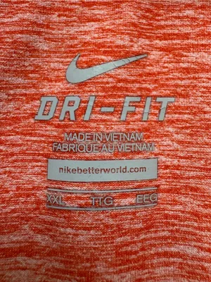 Nike Clemson Tigers Dri-FIT 1/4 Zip Pullover Women XXL Orange thumbnail 2