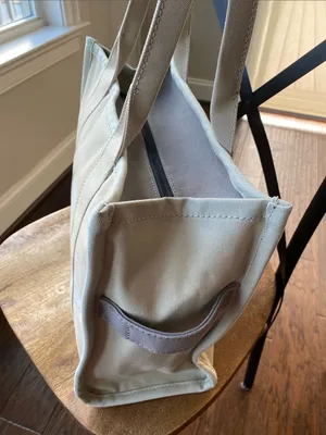 Marc Jacobs The Tote Bag Color-block Large Tote Bag - Beige Multi thumbnail 5