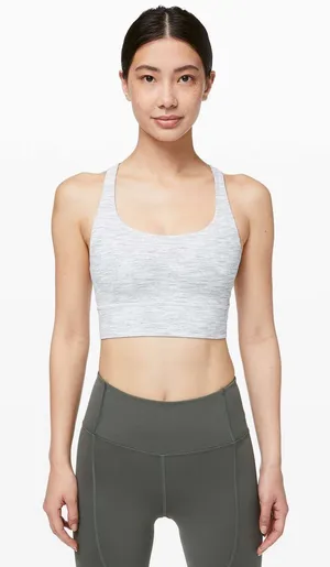 Lululemon Free To Be Serene Bra *Long Line Wee Are From Space Nimbus Battleship thumbnail 1
