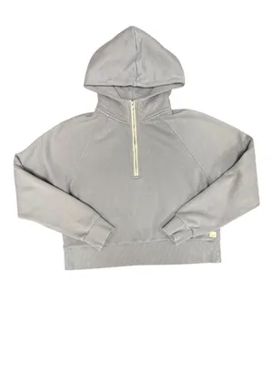 Vuori Restore Half 1/2 Zip Hoodie Fleece Sweatshirt Long Sleeve Gray Blue Medium thumbnail 5