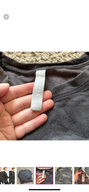 Athleta | Studio To Street Camo Sweatshirt thumbnail 3