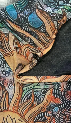 Printed Skirt Black Size M thumbnail 2