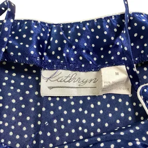 Vintage Kathryn Nightgown Blue Size M thumbnail 4