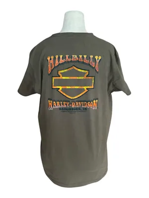 Hillbilly Harley-Davidson Women's Large 2021 Gatlinburg TN Graphic Tee Dog‎ thumbnail 2