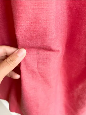 Vintage 50s 60s Komar Red Gingham Dress M Smocked Waist Pockets Retro Housewife thumbnail 7