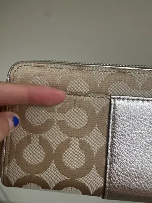 COACH Julia Op Art Signature Accordion Full Size Wallet thumbnail 11