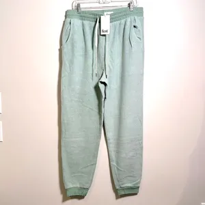 Feat BlanketBlend Fleece Jogger Pants Women XL Seafoam Green Loungewear Cozycore thumbnail 4