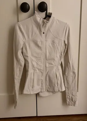 Lululemon white define zip up jacket thumbnail 1