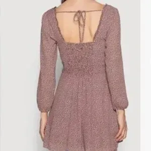 Abercrombie & Fitch Brown‎ and White Polka Dot Y2K Long Sleeve Dress thumbnail 4