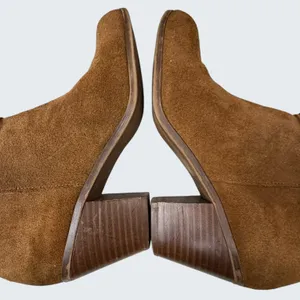 Sam Edelman Lynne Suede Ankle Boots Womens 7.5 Brown Boho Chic‎ Urban Casual thumbnail 6