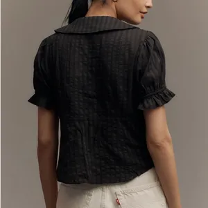 Pilcro Keira Waisted Tuxedo Blouse thumbnail 3
