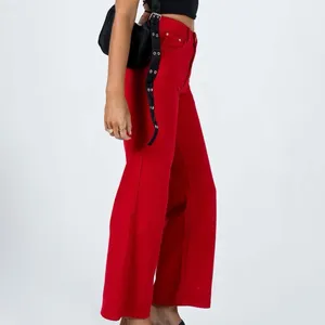 Princess Polly Bold Red Trousers thumbnail 2