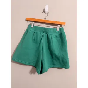 Victoria's Secret Lace Up Fleece‎ Shorts Womens Small Green High Waist Lounge thumbnail 5