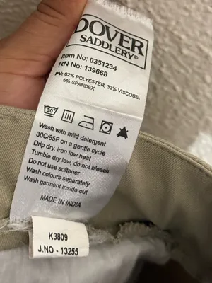 Dover Saddlery silicon knee patch horse riding breeches tan color size 26 thumbnail 9