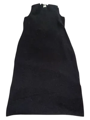 Joie 2-Piece Black Ribbed Knit Sweater Dress Fitted L EUC thumbnail 3