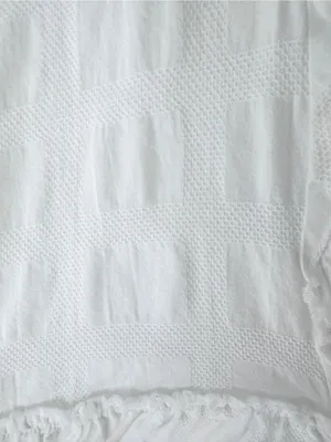 Mustard Seed White Cotton Crisscross Mini Dress w Pockets & Shorts in Lining thumbnail 7