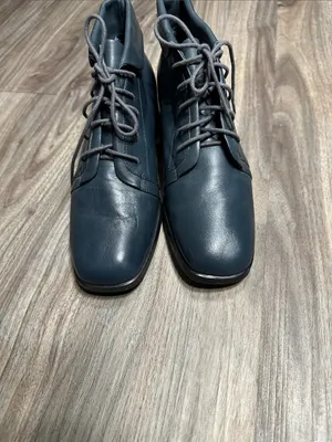 St. John's Bay Women's Lace-Up Ankle Boots in Teal-Blue thumbnail 7
