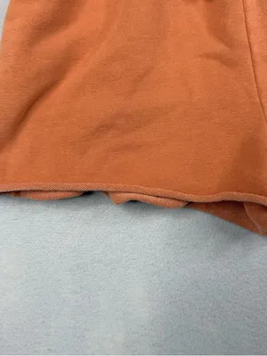 Aerie Romper Womens S Rust Brown Long Sleeve Drawstring Waist Soft Knit Lounge thumbnail 3