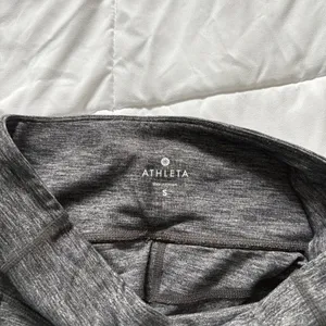 Athleta Revelation Heathered Gray Yoga Leggings Womens Size‎ Small Activewear thumbnail 5