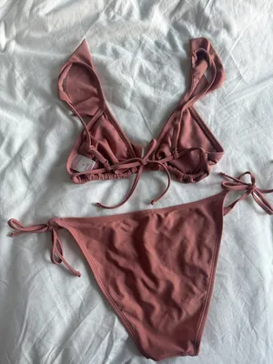 Target Light Pink Ruffle Bikini Set thumbnail 2