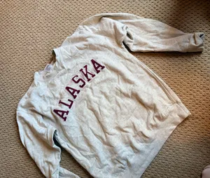 Alaska Crewneck White Size L thumbnail 1