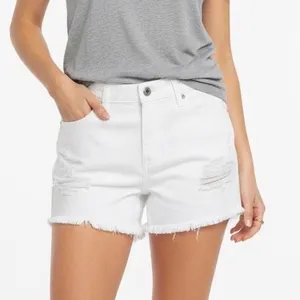 Harper Heritage White‎ Distressed Jean Shorts Size 30 Francesca's thumbnail 1