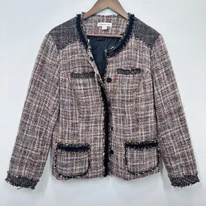 Coldwater Creek Size 16 Tweed Jacket Classic‎ Career Feminine Academia Fall thumbnail 1
