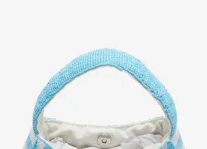 Playful Beaded Crab Handbag Nautical Style (Minor Handle Flaw) thumbnail 3