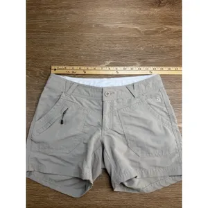 The North Face Shorts Women's 4 Dune Beige AXNT Nylon Hiking Cargo Outdoor thumbnail 6