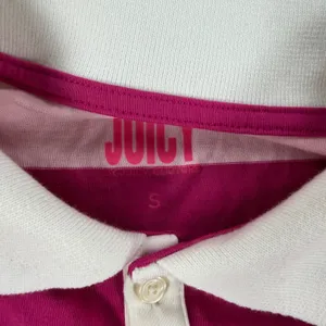 Y2k Juicy by Juicy Couture Pink Striped Long Sleeve Cropped Rugby Polo Small thumbnail 8