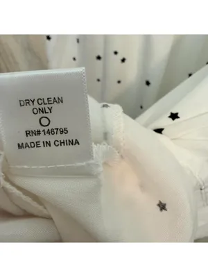 Altar’d State Women’s Large White Star Print Ruched Babydoll Dress thumbnail 9