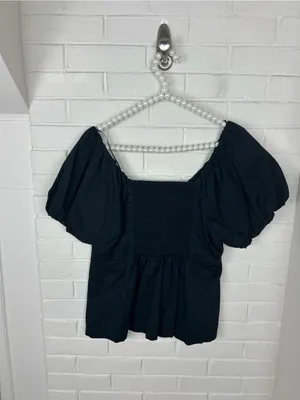 Old Navy Black Cotton Top Size L thumbnail 6