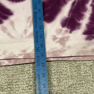 NSF Soul Cycle Hoodie Womens Medium Tie Dye Sweatshirt Pink Purple USA Cotton thumbnail 7