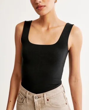 Abercrombie Essential Rib Square neck Tank thumbnail 1