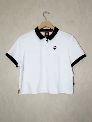 REI Co-op + Outdoor Afro Women’s Polo Shirt Shortsleeve in White M thumbnail 2