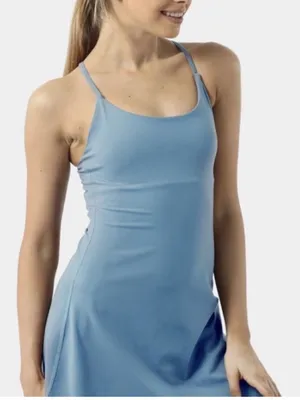 Outdoor Voices The Exercise Dress XS in Tahoe Blue $70 thumbnail 1