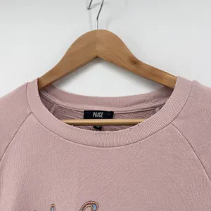 PAIGE Palm Springs‎ Lizeth Flamingo Sweatshirt Crewneck Pink Pullover Medium thumbnail 5